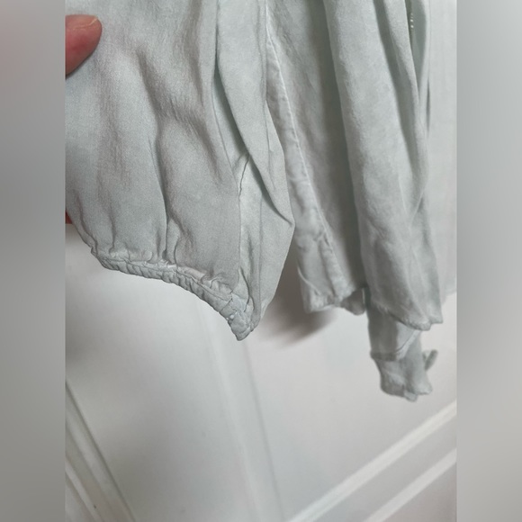 Victoria’s Secret open front robe size Med/Large- pale aqua - Picture 3 of 6